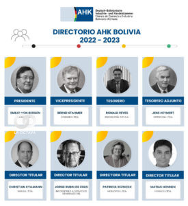 Miembros de la Mesa Directiva de la Cámara Boliviano- Alemana