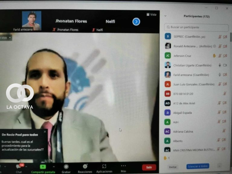 SEPREC realiza una exposición virtual a más de 160 auditores y contadores
