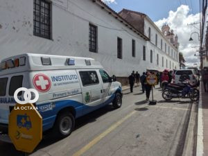 Una imagen referencial de una ambulancia en Sucre