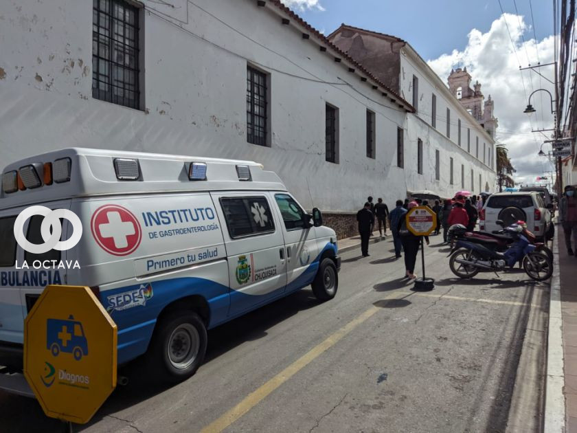 Una imagen referencial de una ambulancia en Sucre