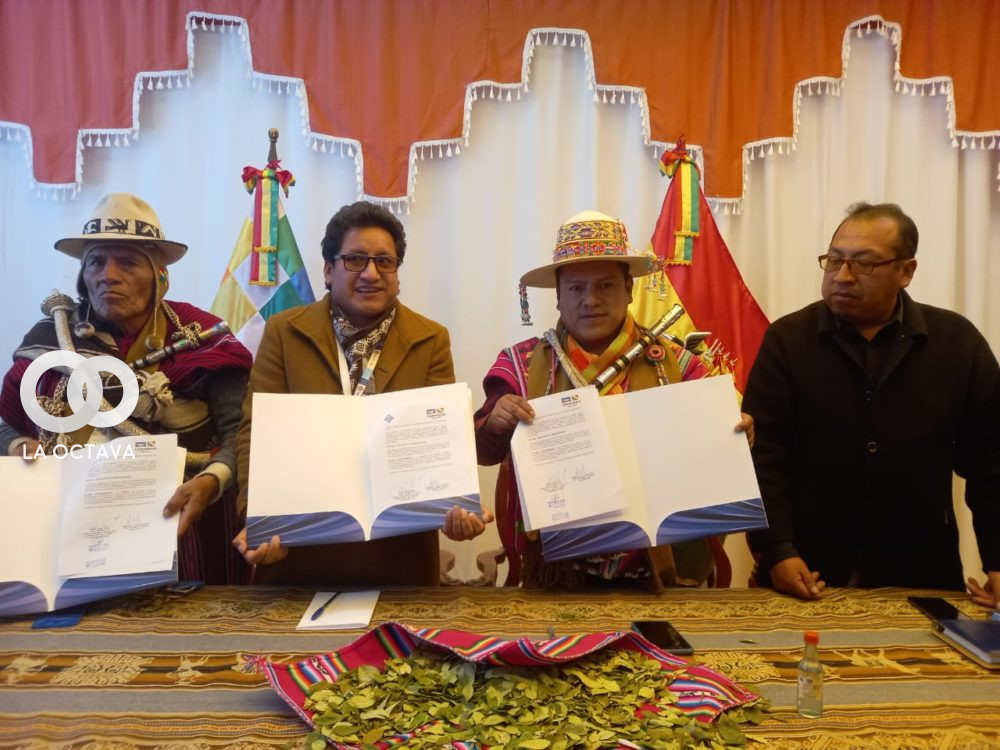 Universidad Indígena “Tupak Katari” y CONAMAQ firman un convenio de cooperación