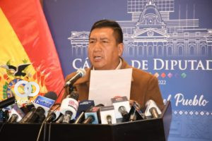 Freddy Mamani, presidente de la Cámara de Diputados
