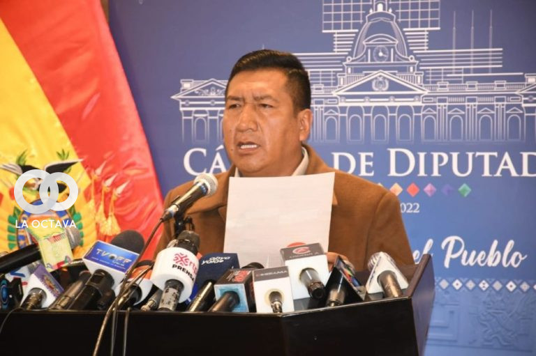 Freddy Mamani, presidente de la Cámara de Diputados