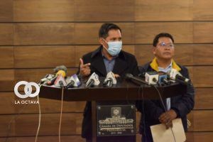 Santos Mamani, presidente de la Comisión de Gobierno, Defensa y Fuerzas Armada de la Cámara de Diputados