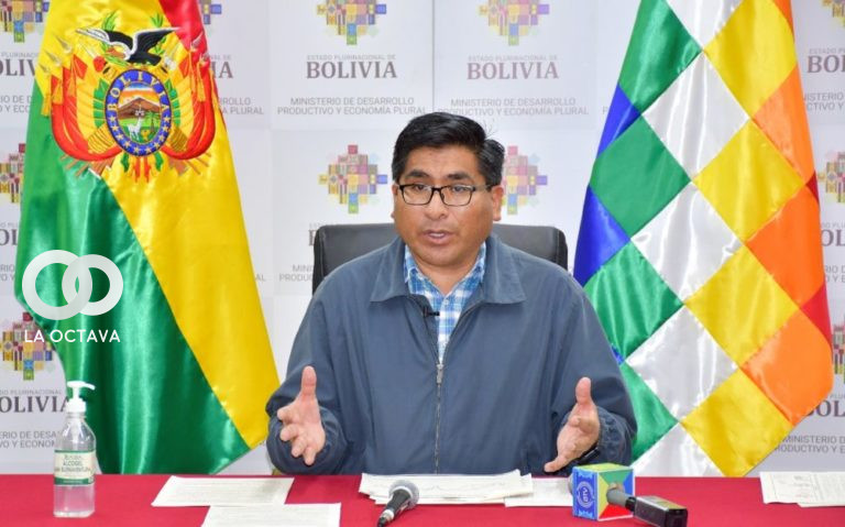 Néstor Huanca, Ministro de Desarrollo Productivo y Economía Plural