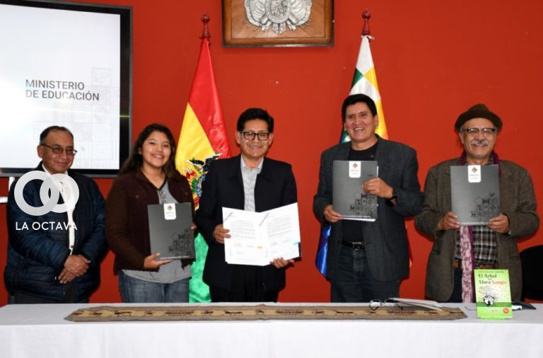 Ministerio de Educación y la Asociación de Escritores de Bolivia “Escribo”
