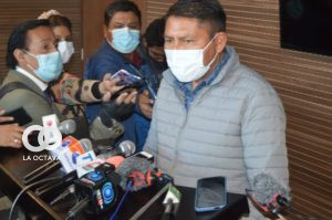 Juanito Angulo, en conferencia de prensa