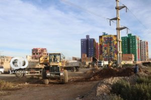 Trabajos en la avenida Periférica