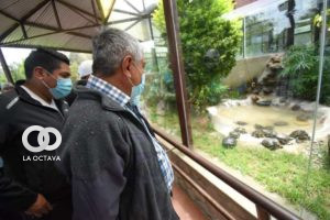 Iván Arias, alcalde paceño visita el Bioparque Vesty Pakos