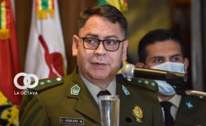 Jhonny Aguilera, comandante general de la Policía Boliviana
