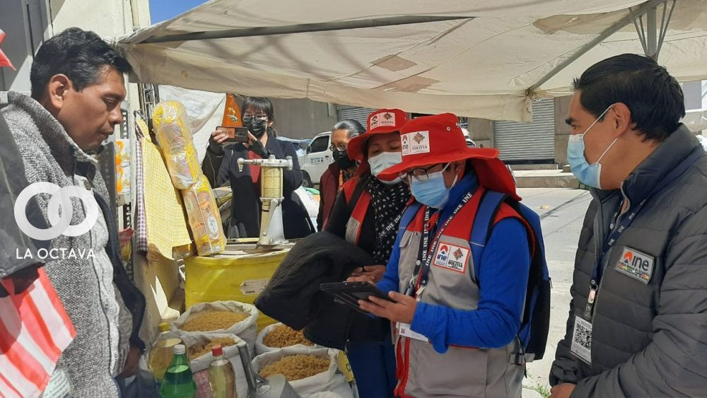 INE realizó operativo pre censal en Oruro