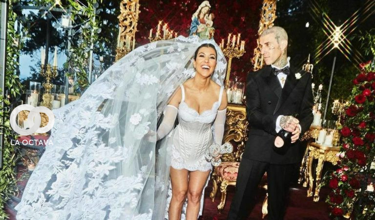 Boda de Kardashian Kourtney con el rapero Travis Barker
