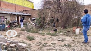 Policía Boliviana, investiga en la casa de la víctima