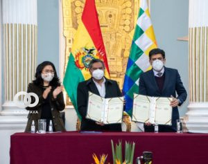 Cancillería y BoA, firman convenio