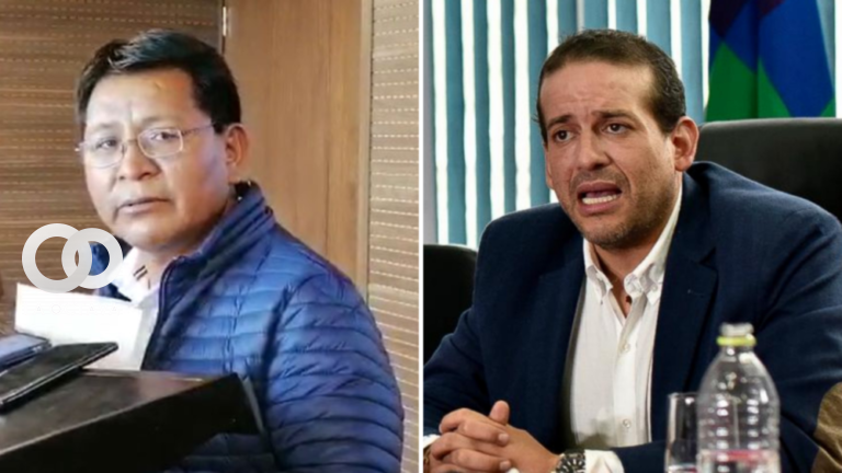 Diputado del MAS y el Gobernador de Santa Cruz