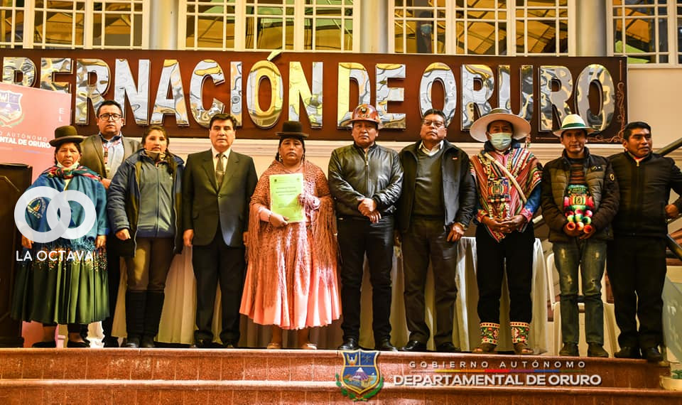Gobernación de Oruro y la Asamblea Legislativa Departamental