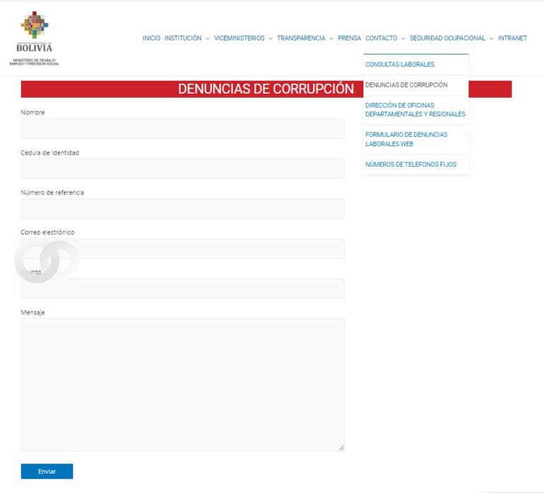 Ministerio de trabajo abre su página para denuncias