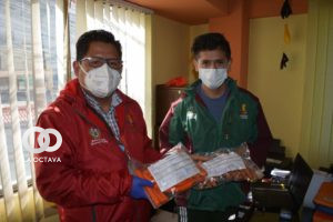 Recolecta de productos embutidos antes de San Juan