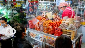 Vendedoras de embutidos en Cochabamba