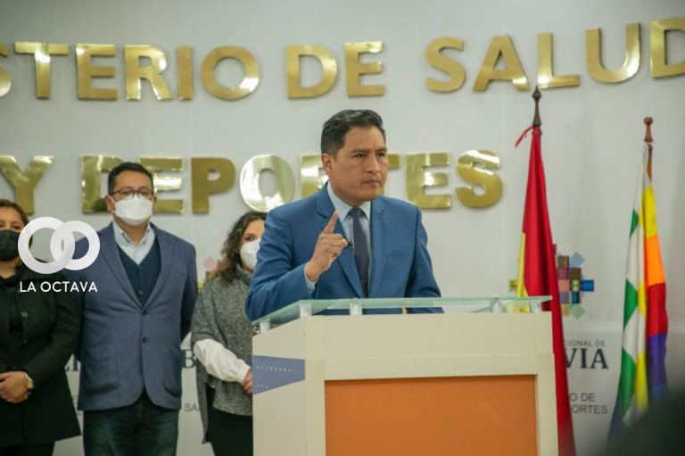 Jeyson Auza, Ministro de Salud y Deportes