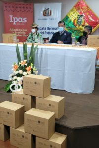 Cajas de muestras de Kits para colectar indicios de violencia,