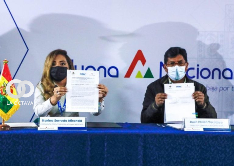 Aduana Nacional y el Instituto Nacional de Innovación Agropecuaria y Forestal