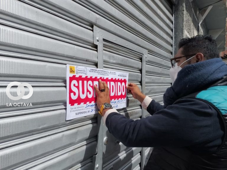 Autoridades Municipales de La Paz y efectivos de la Policía Nacional