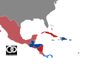 Mapa político actual de América Latina
