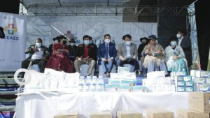 Gobierno entrega insumos, medicamentos y pruebas de antígeno nasal