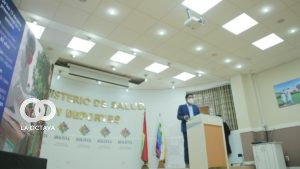 Jeyson Auza, Ministro de Salud y Deportes