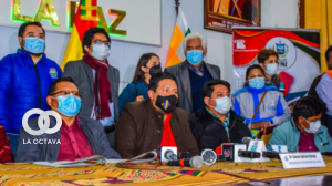 Las autoridades en reunión del COED. Foto, Gobernación