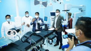 Ministerio de salud revisa equipamiento del hospital de Montero