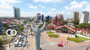 Parte de la ciudad de Santa Cruz