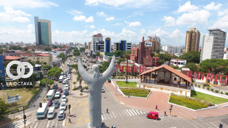 Parte de la ciudad de Santa Cruz