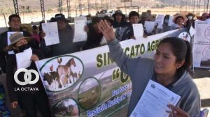 Pobladores de Caico protestan en contra de avasalladores