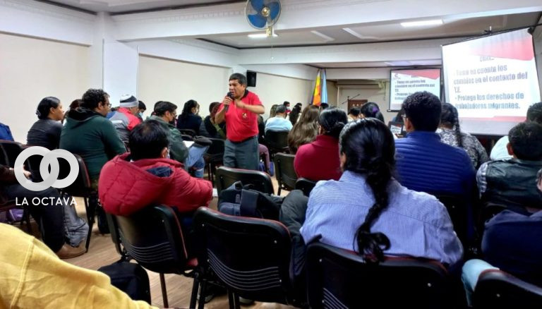 Taller Nacional de Capacitación en Derechos Laborales, Derechos Sindicales y Procedimientos en Cochabamba.