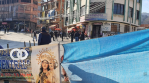 Bloqueo de vecinos en Villa el Carmen.