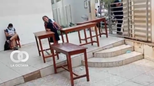 Captura de video del momento