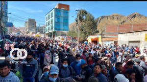 Cocaleros protagonizan una marcha masiva