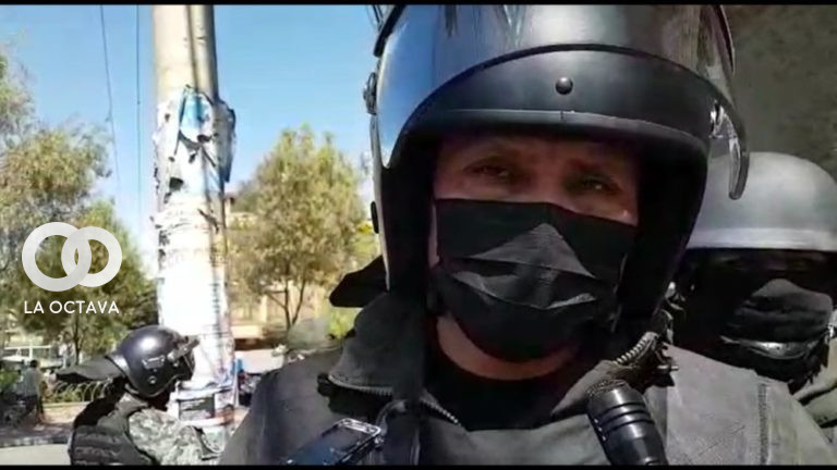 Comandante departamental de la Policía, Ismael Villca.