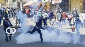 Conflicto cocalero, enfrentamiento de cocaleros y policías.