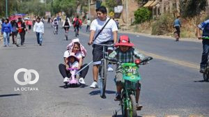 Día del Peatón en la ciudad de La Paz.