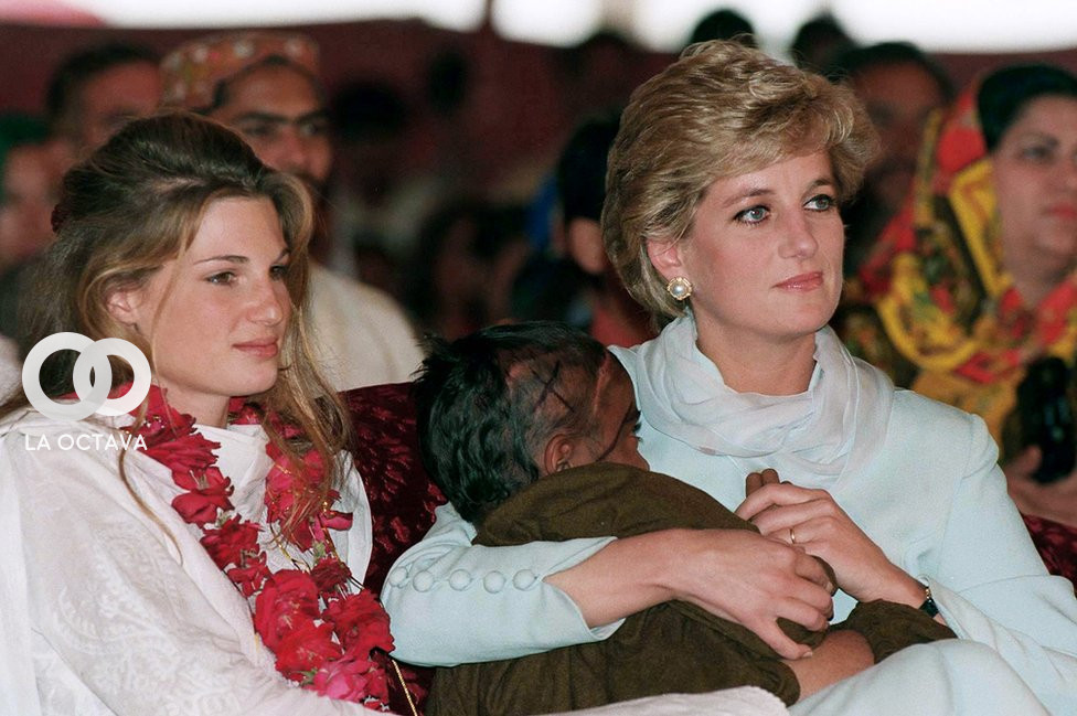 Diana visita hospital de Pakistán.