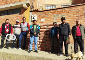 Subalcaldía entrega 50 bolsas de cemento
