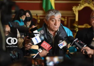 Arias en conferencia de prensa este lunes.