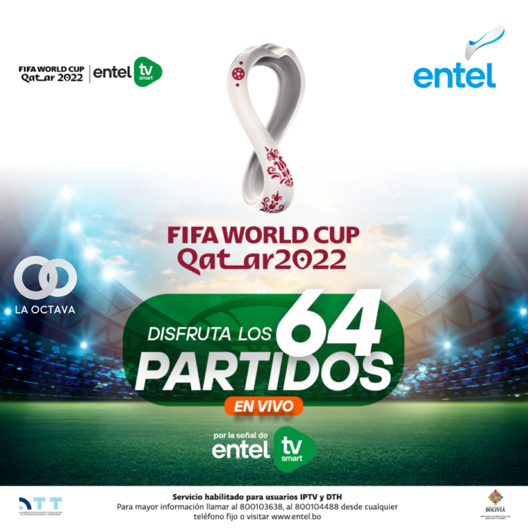 Entel transmitirá partidos del mundial