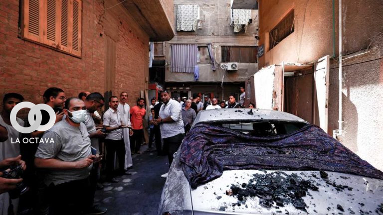 Incendio deja muertos en el Cairo