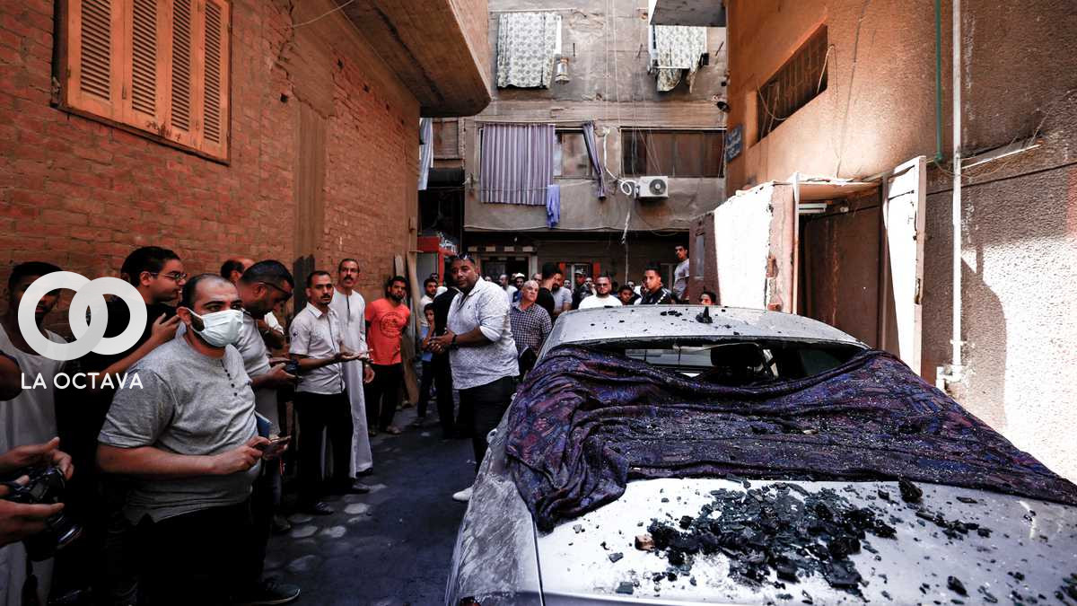 Incendio deja muertos en el Cairo
