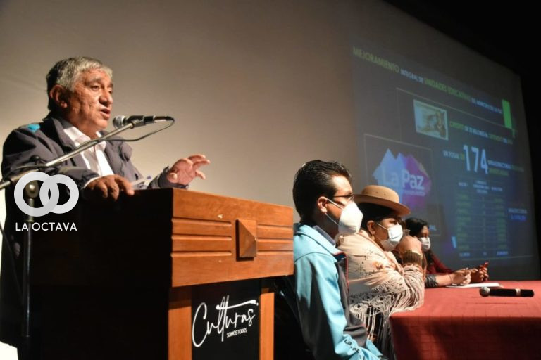 Iván Arias, Alcalde de La Paz, lanza el proceso de contratación para refacción de edificios escolares