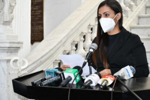 María René Álvarez, Diputada de Creemos..